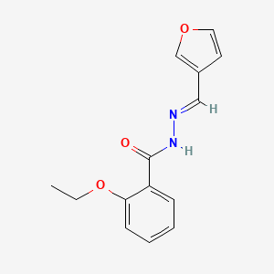 molecular formula C14H14N2O3 B5120693 2-ethoxy-N'-(3-furylmethylene)benzohydrazide 
