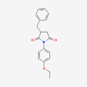 molecular formula C19H19NO3 B5120737 3-benzyl-1-(4-ethoxyphenyl)-2,5-pyrrolidinedione 