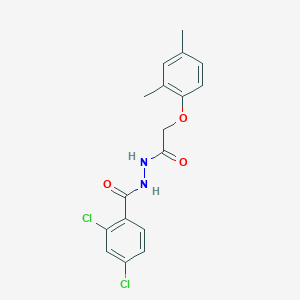 2,4-dichloro-N'-[(2,4-dimethylphenoxy)acetyl]benzohydrazide