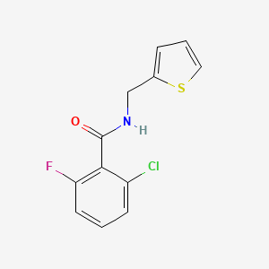 molecular formula C12H9ClFNOS B5120780 2-chloro-6-fluoro-N-(2-thienylmethyl)benzamide 