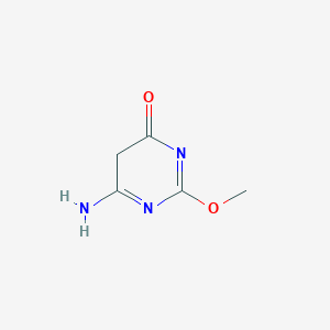 molecular formula C5H7N3O2 B051210 6-Amino-2-methoxypyrimidin-4(5H)-one CAS No. 123200-86-2