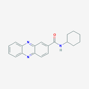 molecular formula C19H19N3O B5121036 N-cyclohexyl-2-phenazinecarboxamide 