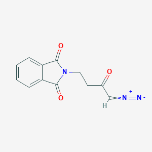 molecular formula C12H9N3O3 B512109 2-(4-diazo-3-oxobutyl)-1H-isoindole-1,3(2H)-dione CAS No. 7504-49-6