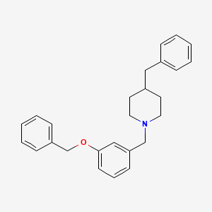 molecular formula C26H29NO B5121214 4-benzyl-1-[3-(benzyloxy)benzyl]piperidine 