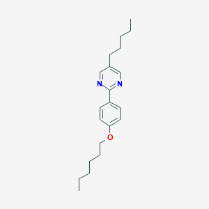molecular formula C21H30N2O B512128 2-[4-(Hexyloxy)phenyl]-5-pentylpyrimidine CAS No. 57202-21-8