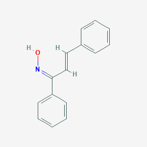 2-Propen-1-one, 1,3-diphenyl-, oxime, (E,Z)-