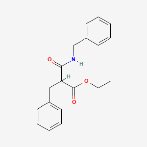 molecular formula C19H21NO3 B5121412 ethyl 2-benzyl-3-(benzylamino)-3-oxopropanoate 