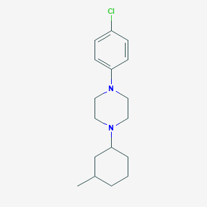 molecular formula C17H25ClN2 B5121511 1-(4-chlorophenyl)-4-(3-methylcyclohexyl)piperazine 