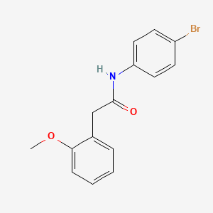 molecular formula C15H14BrNO2 B5121785 N-(4-bromophenyl)-2-(2-methoxyphenyl)acetamide 