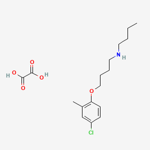 molecular formula C17H26ClNO5 B5121905 N-butyl-4-(4-chloro-2-methylphenoxy)-1-butanamine oxalate 