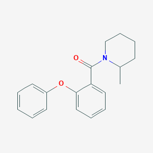 molecular formula C19H21NO2 B5121906 2-methyl-1-(2-phenoxybenzoyl)piperidine 