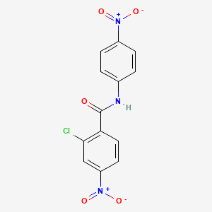 molecular formula C13H8ClN3O5 B5121945 2-chloro-4-nitro-N-(4-nitrophenyl)benzamide 