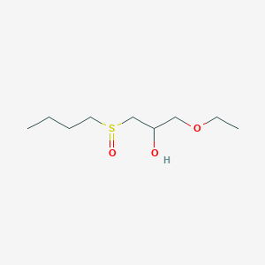 molecular formula C9H20O3S B5121951 1-(butylsulfinyl)-3-ethoxy-2-propanol 
