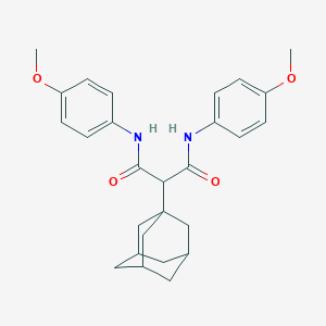 2-(1-adamantyl)-N,N'-bis(4-methoxyphenyl)propanediamide