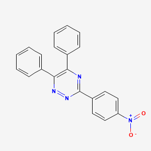 molecular formula C21H14N4O2 B5122066 3-(4-nitrophenyl)-5,6-diphenyl-1,2,4-triazine 