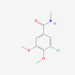 molecular formula C10H12ClNO3 B5122096 3-chloro-4,5-dimethoxy-N-methylbenzamide 