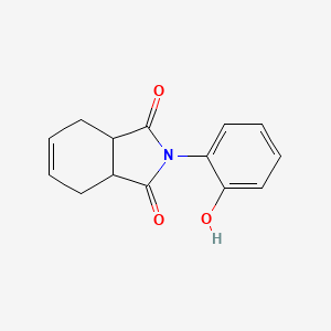 molecular formula C14H13NO3 B5122317 2-(2-hydroxyphenyl)-3a,4,7,7a-tetrahydro-1H-isoindole-1,3(2H)-dione 