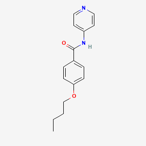 molecular formula C16H18N2O2 B5122404 4-butoxy-N-4-pyridinylbenzamide 