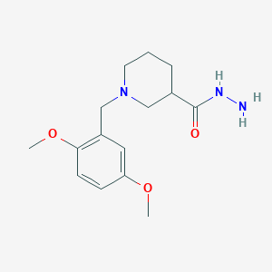 1-(2,5-dimethoxybenzyl)-3-piperidinecarbohydrazide