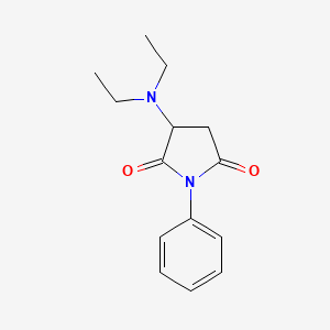 molecular formula C14H18N2O2 B5122565 3-(diethylamino)-1-phenyl-2,5-pyrrolidinedione 