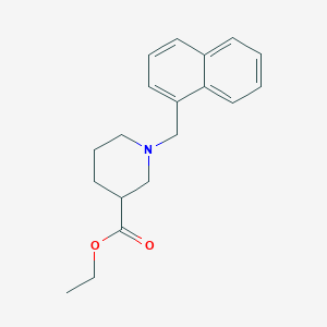 molecular formula C19H23NO2 B5122567 ethyl 1-(1-naphthylmethyl)-3-piperidinecarboxylate 