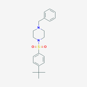 1-Benzyl-4-(4-tert-butylphenyl)sulfonylpiperazine