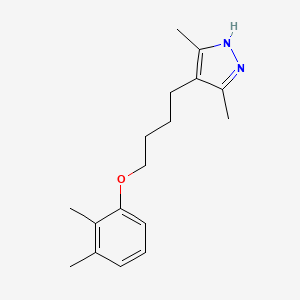 4-[4-(2,3-dimethylphenoxy)butyl]-3,5-dimethyl-1H-pyrazole