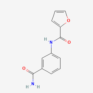 molecular formula C12H10N2O3 B5122615 N-[3-(aminocarbonyl)phenyl]-2-furamide 