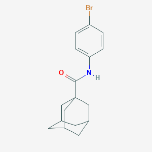 molecular formula C17H20BrNO B512295 N-(4-Bromophenyl)-1-adamantanecarboxamide CAS No. 121768-29-4