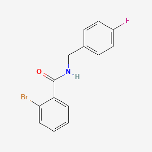 molecular formula C14H11BrFNO B5123071 2-bromo-N-(4-fluorobenzyl)benzamide 