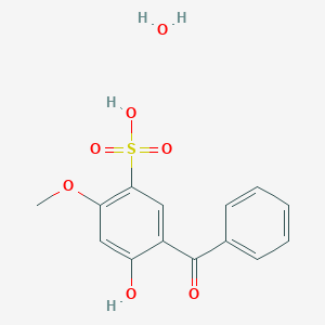 molecular formula C14H14O7S B5123165 5-benzoyl-4-hydroxy-2-methoxybenzenesulfonic acid hydrate 