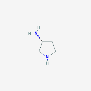 molecular formula C4H10N2 B051232 (R)-3-氨基吡咯烷 CAS No. 116183-82-5