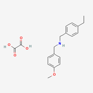 molecular formula C19H23NO5 B5123246 (4-ethylbenzyl)(4-methoxybenzyl)amine oxalate 
