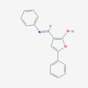molecular formula C17H13NO2 B512326 3-(anilinomethylene)-5-phenyl-2(3H)-furanone 