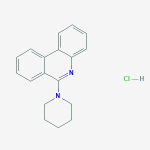 molecular formula C18H19ClN2 B5123304 6-(1-piperidinyl)phenanthridine hydrochloride 