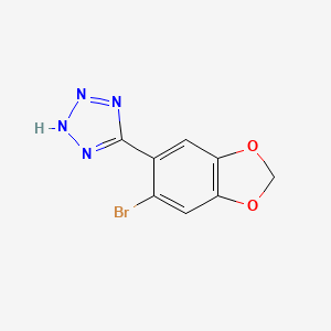 molecular formula C8H5BrN4O2 B5123372 5-(6-bromo-1,3-benzodioxol-5-yl)-1H-tetrazole 