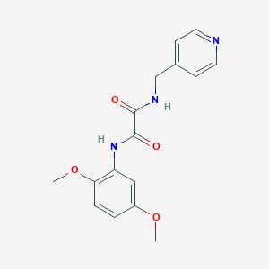 molecular formula C16H17N3O4 B5123378 N-(2,5-dimethoxyphenyl)-N'-(4-pyridinylmethyl)ethanediamide CAS No. 5667-39-0