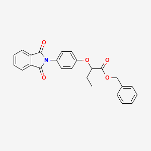 molecular formula C25H21NO5 B5123557 benzyl 2-[4-(1,3-dioxo-1,3-dihydro-2H-isoindol-2-yl)phenoxy]butanoate 