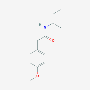 molecular formula C13H19NO2 B5123587 N-(sec-butyl)-2-(4-methoxyphenyl)acetamide 