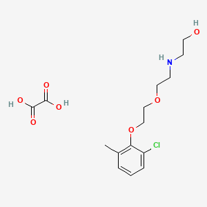 2-({2-[2-(2-chloro-6-methylphenoxy)ethoxy]ethyl}amino)ethanol ethanedioate (salt)