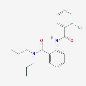 2-chloro-N-{2-[(dipropylamino)carbonyl]phenyl}benzamide