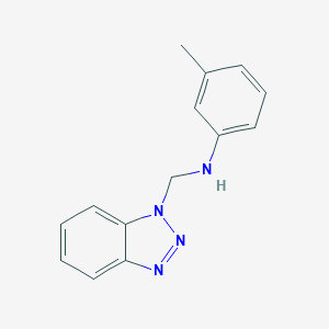 N-(1H-benzotriazol-1-ylmethyl)-3-methylaniline