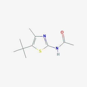 molecular formula C10H16N2OS B512370 N-(5-tert-butyl-4-methyl-1,3-thiazol-2-yl)acetamide CAS No. 299417-28-0