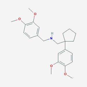 (3,4-dimethoxybenzyl){[1-(3,4-dimethoxyphenyl)cyclopentyl]methyl}amine