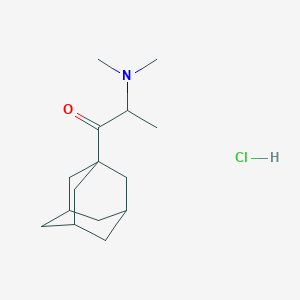 molecular formula C15H26ClNO B5123796 1-(1-adamantyl)-2-(dimethylamino)-1-propanone hydrochloride 