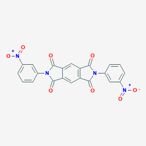 molecular formula C22H10N4O8 B512381 2,6-Bis(3-nitrophenyl)pyrrolo[3,4-f]isoindole-1,3,5,7(2H,6H)-tetrone CAS No. 31663-77-1