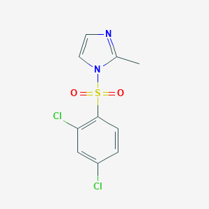 molecular formula C10H8Cl2N2O2S B512400 1-(2,4-Dichlorobenzenesulfonyl)-2-methyl-1H-imidazole CAS No. 352443-89-1