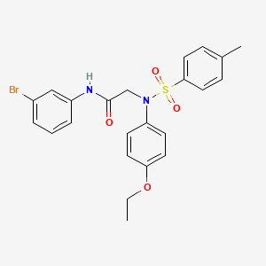 N~1~-(3-bromophenyl)-N~2~-(4-ethoxyphenyl)-N~2~-[(4-methylphenyl)sulfonyl]glycinamide