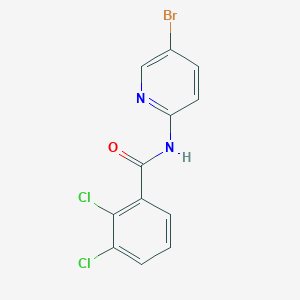 molecular formula C12H7BrCl2N2O B5124018 N-(5-bromo-2-pyridinyl)-2,3-dichlorobenzamide 