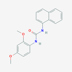 molecular formula C19H18N2O3 B5124067 N-(2,4-dimethoxyphenyl)-N'-1-naphthylurea 